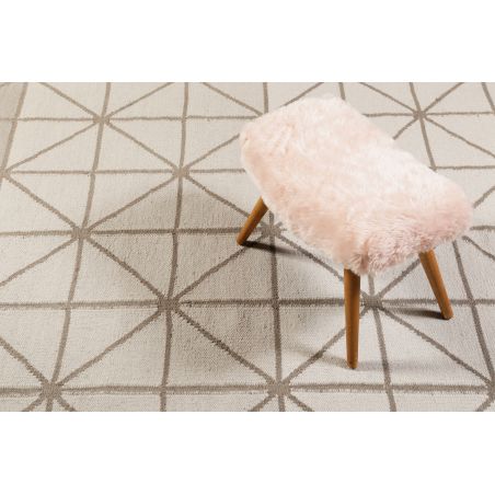 Tapis Design Noora Kelim gris Tapis Design Noora Kelim gris
