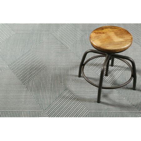 Tapis Design Velvet Groove Gris Tapis Design Velvet Groove Gris