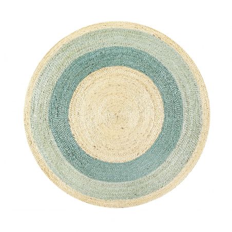 Tapis Rond Beach House vert Tapis Rond Beach House vert
