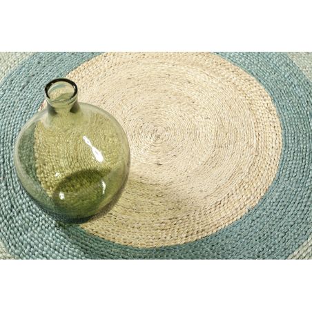 Tapis Rond Beach House vert Tapis Rond Beach House vert