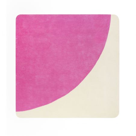 Tapis Design Corro rose et blanc Tapis Design Corro rose et blanc