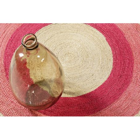 Tapis Rond Beach House rose Tapis Rond Beach House rose