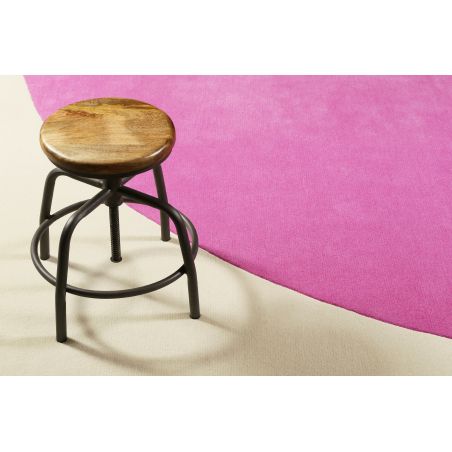 Tapis Design Corro rose et blanc Tapis Design Corro rose et blanc