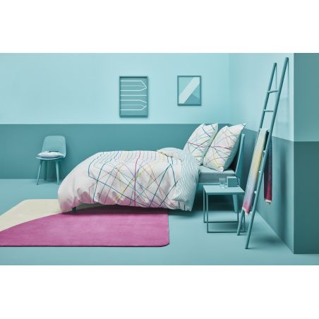 Tapis Design Corro rose et blanc Tapis Design Corro rose et blanc