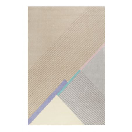 Tapis Design Xaz beige et gris Tapis Design Xaz beige et gris