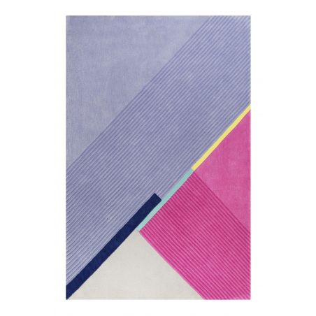 Tapis Design Xaz bleu et rose Tapis Design Xaz bleu et rose