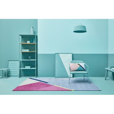 Tapis Design Xaz bleu et rose Tapis Design Xaz bleu et rose