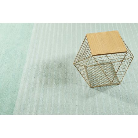 Tapis Design Waves Kelim vert Tapis Design Waves Kelim vert