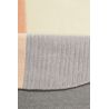 Tapis Rond Harlem orange et gris Tapis Rond Harlem orange et gris