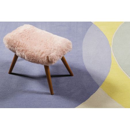 Tapis Design Tavai bleu et jaune Tapis Design Tavai bleu et jaune