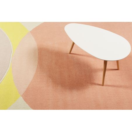 Tapis Design Tavai orange et jaune Tapis Design Tavai orange et jaune