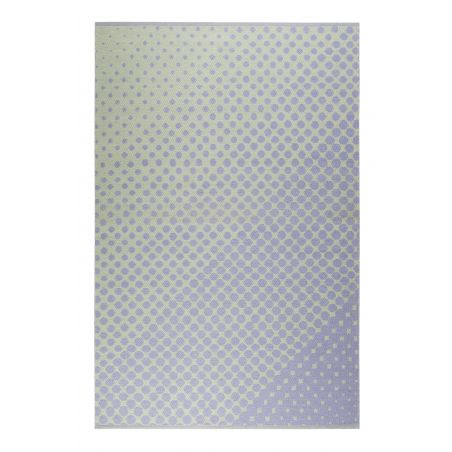 Tapis Design Vel Kelim bleu et vert Tapis Design Vel Kelim bleu et vert