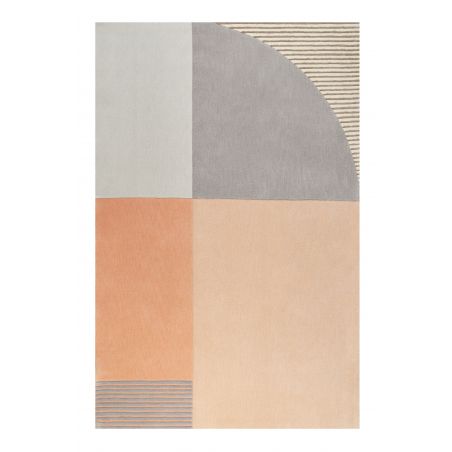 Tapis Design Runway orange et gris Tapis Design Runway orange et gris