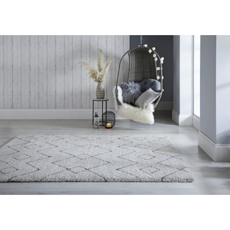 Tapis Design Dakari Imari crème et gris Tapis Design Dakari Imari crème et gris