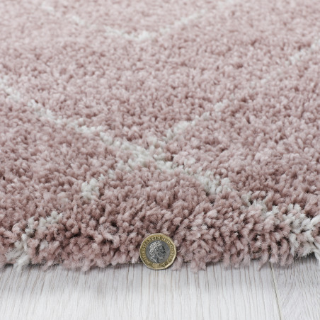 Tapis Design Dakari Imari rose et crème Tapis Design Dakari Imari rose et crème