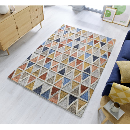Tapis Design Géométrique Moda Moretz multicolore Tapis Design Géométrique Moda Moretz multicolore