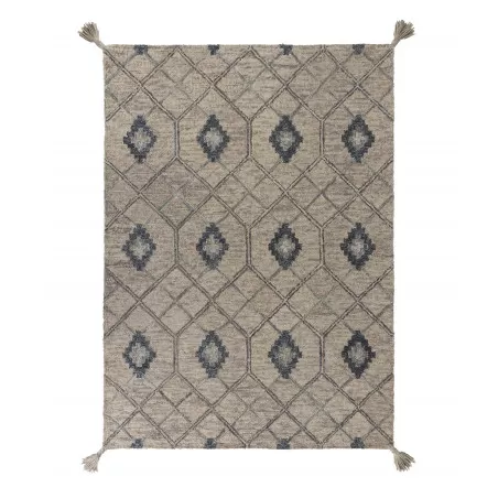 Tapis Design Géométrique Nappe Diego gris Tapis Design Géométrique Nappe Diego gris