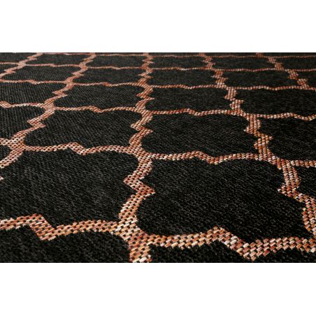 Tapis moderne pour l'extérieur Gleamy noir Tapis moderne pour l'extérieur Gleamy noir