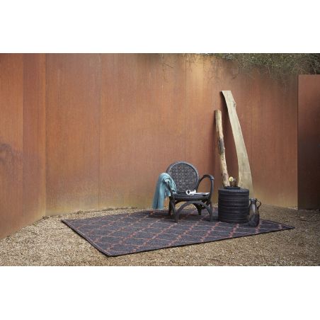 Tapis moderne pour l'extérieur Gleamy noir Tapis moderne pour l'extérieur Gleamy noir