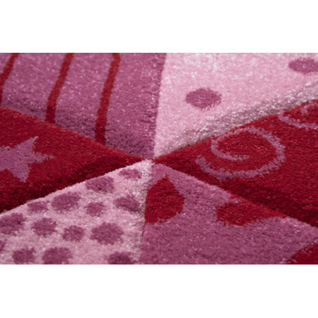 Tapis pour enfant Canon rond Fuchsia Tapis pour enfant Canon rond Fuchsia
