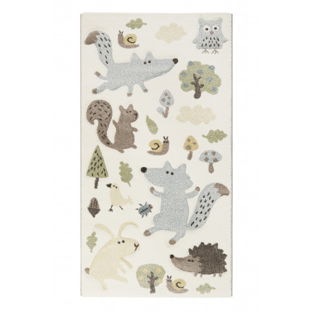 Tapis pour enfant Forest Beige