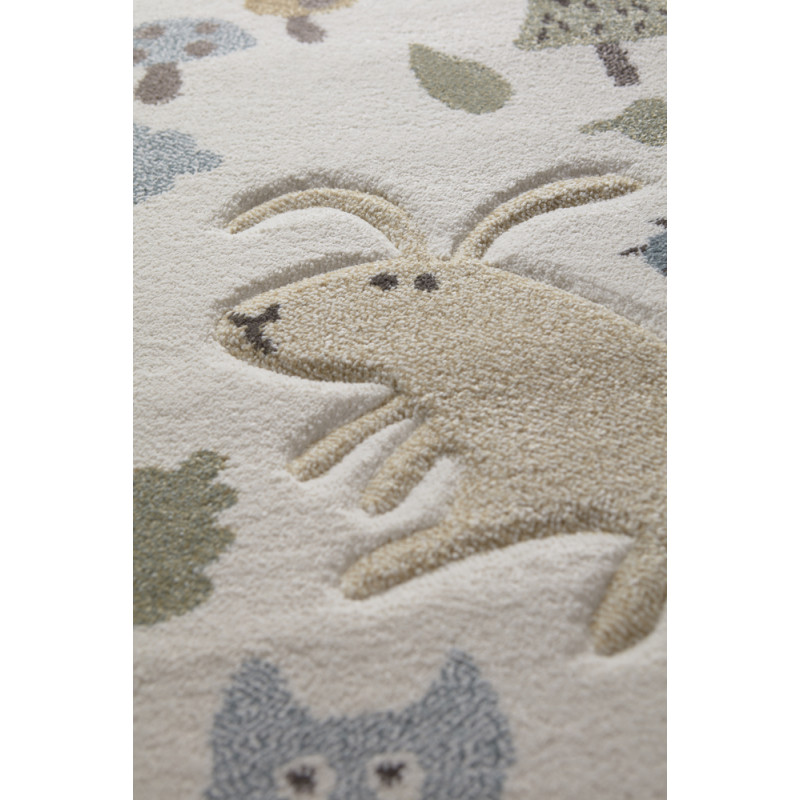 Tapis pour enfant Forest Beige