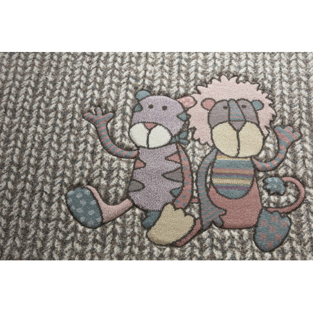 Tapis pour enfant Patchwork Sweetys Rose Poudré Tapis pour enfant Patchwork Sweetys Rose Poudré