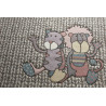 Tapis pour enfant Patchwork Sweetys Rose Poudré