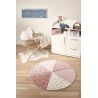 Tapis pour enfant Canon rond Rose Poudré Tapis pour enfant Canon rond Rose Poudré