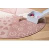 Tapis pour enfant Canon rond Rose Poudré Tapis pour enfant Canon rond Rose Poudré