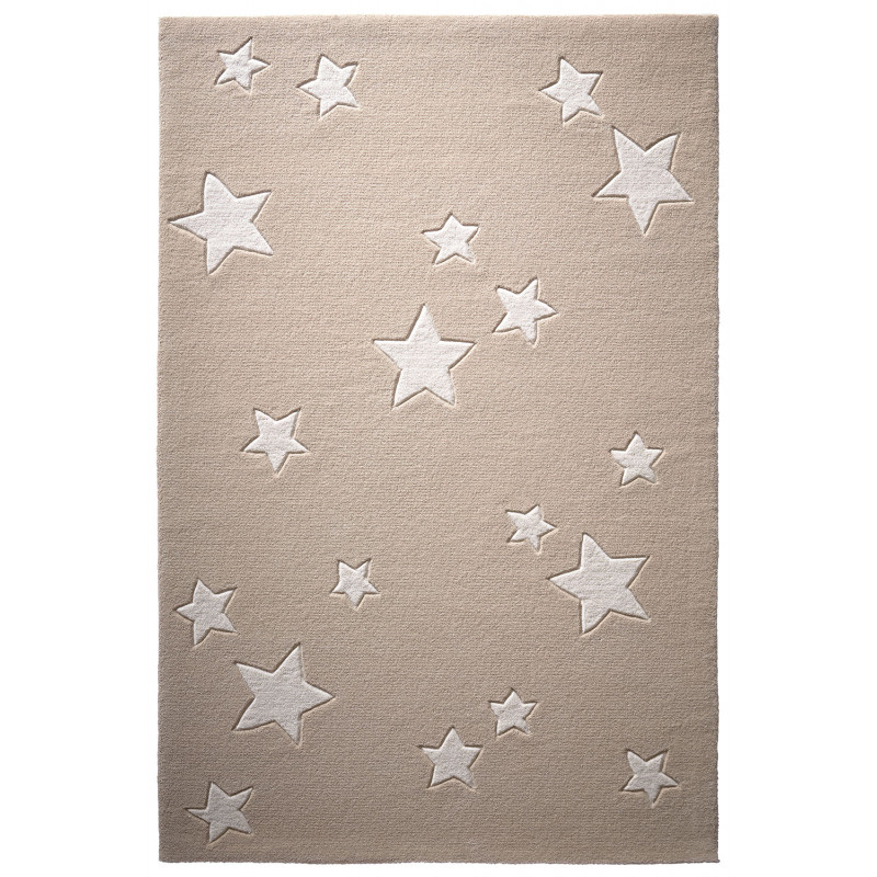 Tapis pour enfant Ciel Etoilé Taupe - BELLYBUTTON