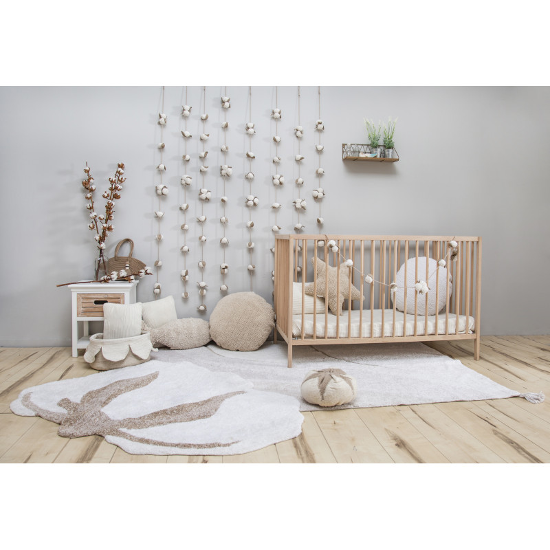 Tapie en coton Flower