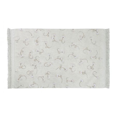 Tapis en coton English Garden Ivoire Tapis en coton English Garden Ivoire