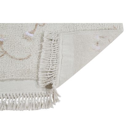 Tapis en coton English Garden Ivoire Tapis en coton English Garden Ivoire