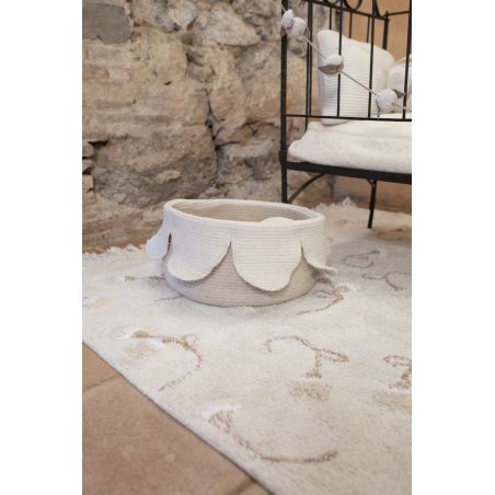 Tapis en coton English Garden Ivoire Tapis en coton English Garden Ivoire
