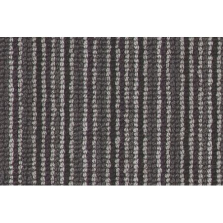 Tapis sur mesure Open Spaces wellington stripe carbon