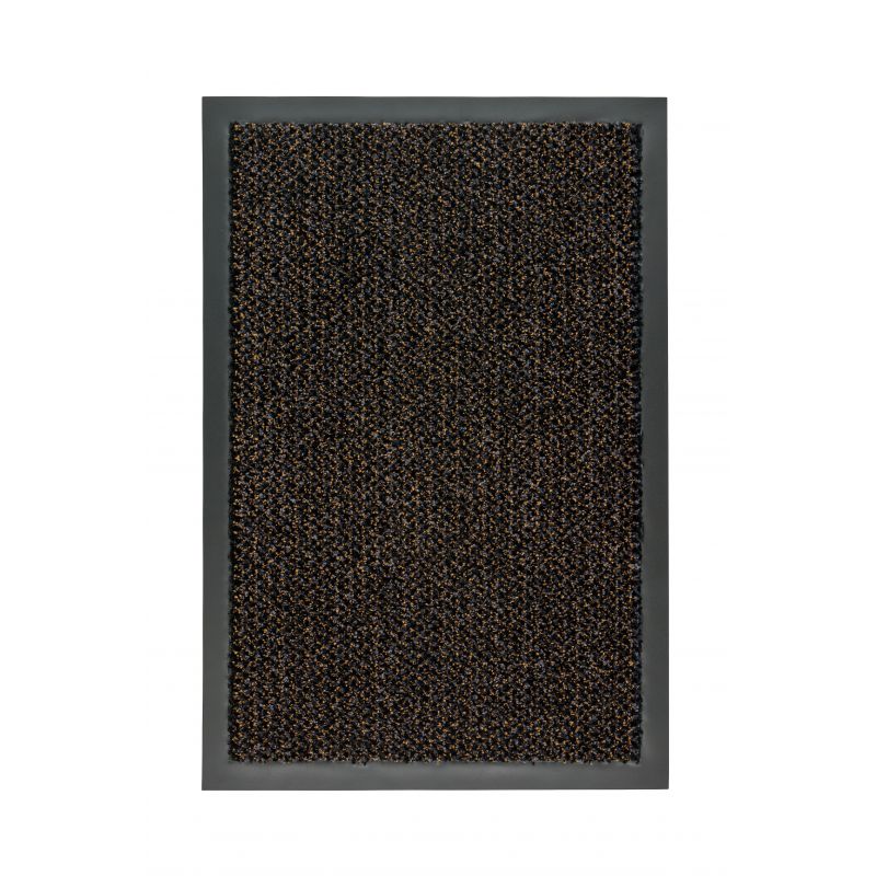 Tapis d'entrée Graphit Moutarde et Noir - TAPIS CHIC COLLECTION