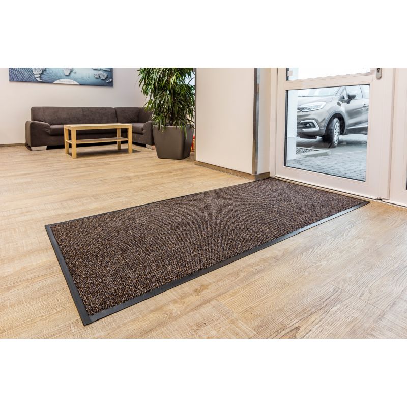 Tapis d'entrée Graphit Moutarde et Noir