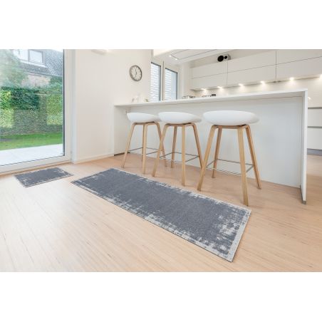 Tapis de cuisine Miabella Gris et Blanc Tapis de cuisine Miabella Gris et Blanc