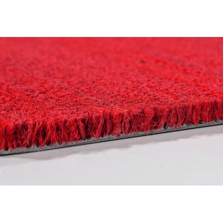 Tapis Entrée Fibre Coco Naturel - Paillasson Antidérapant 120x120cm - Effet Nettoyant Parfait