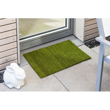 Tapis d'entrée en coco vert Tapis d'entrée en coco vert