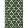 Tapis contemporain Picpus vert