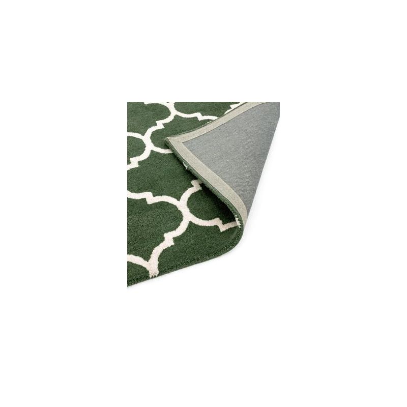 Tapis contemporain Picpus vert