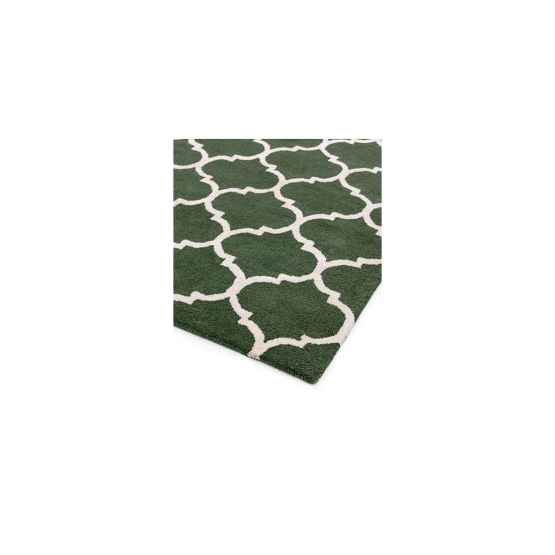 Tapis contemporain Picpus vert