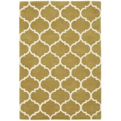 Tapis contemporain Picpus ocre