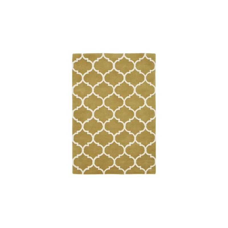 Tapis contemporain Picpus ocre