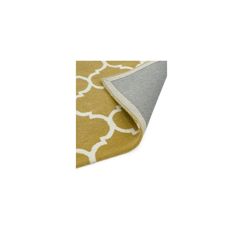 Tapis contemporain Picpus ocre