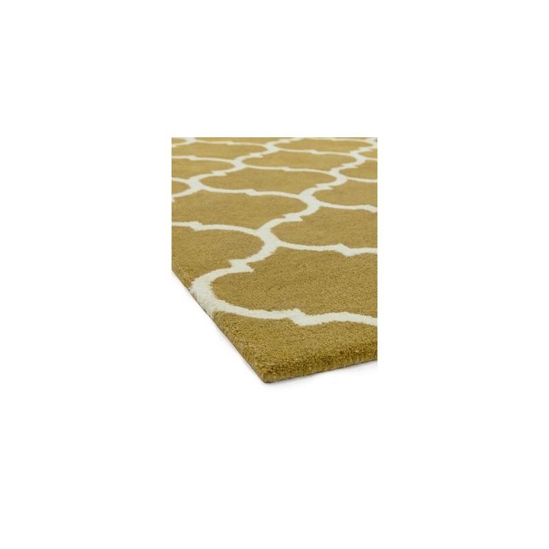 Tapis contemporain Picpus ocre