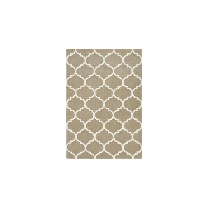 Tapis contemporain Picpus taupe