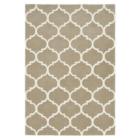 Tapis contemporain Picpus taupe